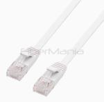 CAT6 UTP RJ45 30AWG 550MHz Flat Ethernet Patch Cable for Seamless Connectivity