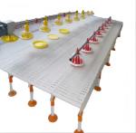 Steel Poultry Slat Flooring , Plastic Slatted Floor For Chicken