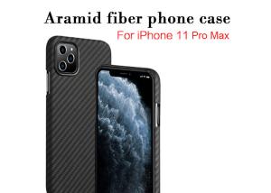 China 0.65mm Thick Lightness Aramid Fiber Phone Case For iPhone 11 Pro Max factory