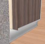 Wall Protector Polished Aluminum Skirting Board Stairs Edge Trim
