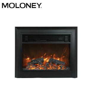 China 867mm TV Stand Wood Burning Fireplace Insert Classical Monochrome Flame factory