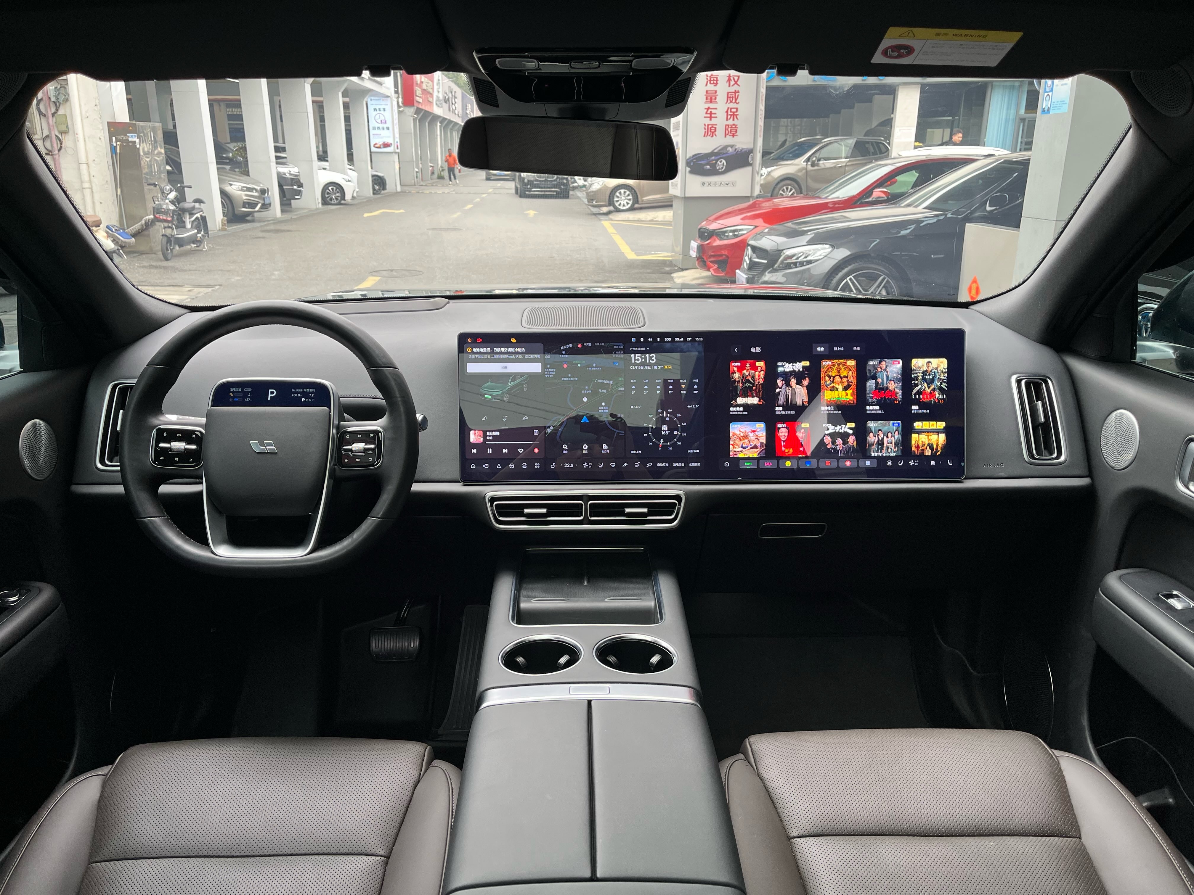 Extended-Range Electric Vehicle Li L9 2022 Max Version 21" Wheel 6 Seats SUV Affordable And Low Mileage