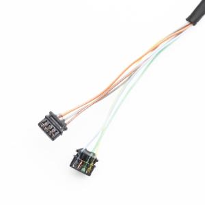 China Factory Customized 0.6 Pitch JST 04XSR TO JST 10XSR IDC Wire Harness Cable Assembly factory