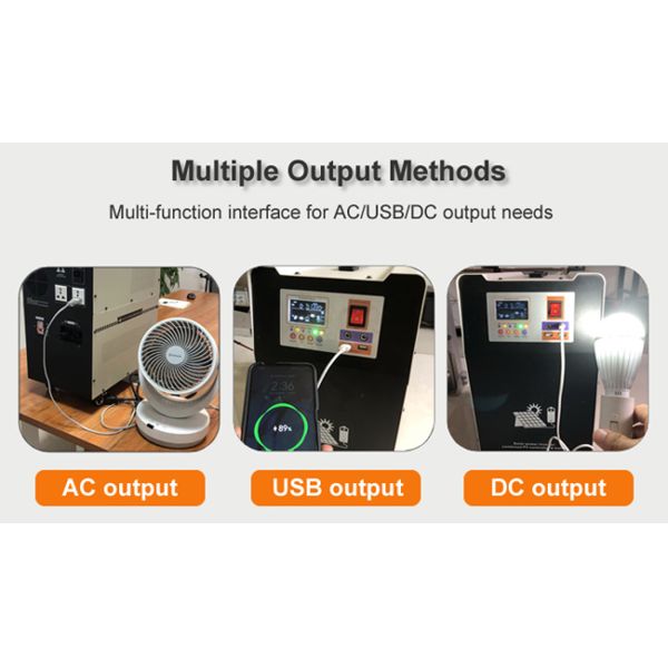 3KW Portable Solar Power System With Lithium Battery 1