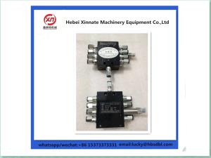 China 6 Holes Zoomlion Concrete Pump Parts Grease Distributor factory