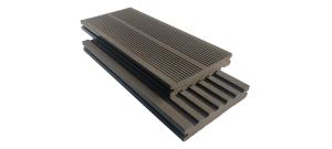 China Embossing Outdoor 5.8M 140mm 24mm WPC Solid Decking factory
