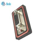 Brass Tin Plated Gold Plated Pins D-Sub 9 Female Connectors -55- 105C Operating