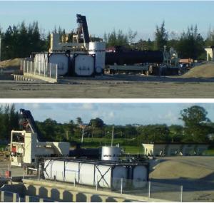 China 25t/H Pump Liquid Asphalt Storage Tanks Insulated Bitumen Container factory