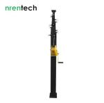 6m galvanized manual crank telescopic mast-NR-G1750-6000 Steel Telescopic Mast,