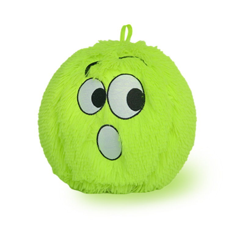 Plush Balloon Furry Balls for Customised Dolls Giant PVC Fabric Covered Stress Toys