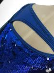 Blue Adult Dance Tights Women'S Tight Tutu Suit Fashion Costume Size