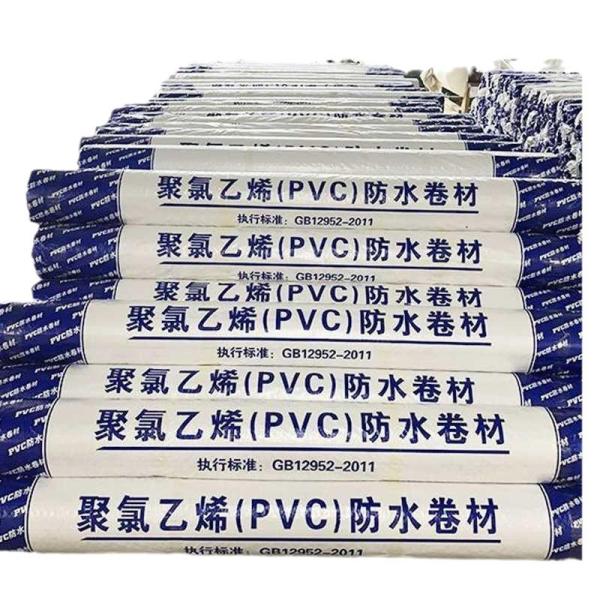 Pvc Single Ply Membrane Waterproof Sheet Fleece Backed For Plat Roof Pvc Sheet