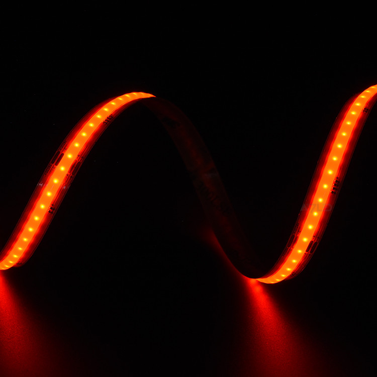 5m RGB COB LED Strip Light Flexible Seamless Color Blending and Saturation