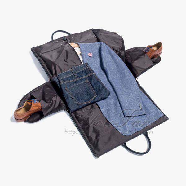 China High End Travel Garment Bag , Waxed Canvas Weekender Garment Duffel Bag factory