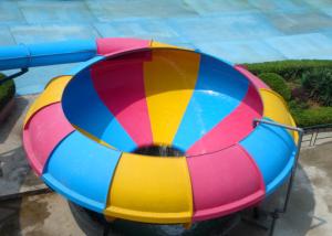 China Big Space Bowl Super Bowl Fiberglass Water Slide For Hot Selling factory