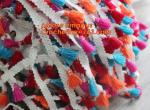 High quality polyester tassel trim for garment accessories and curtains, tassel