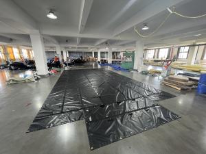 China 16x27ft PVC Truck Cover For Flatbed Trucks With Anti UV Protection And Waterproof factory