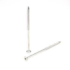 China Sus304 Stainless Steel Hexagon Socket Bugle Head Wood Screws 150mm Timber Screws factory