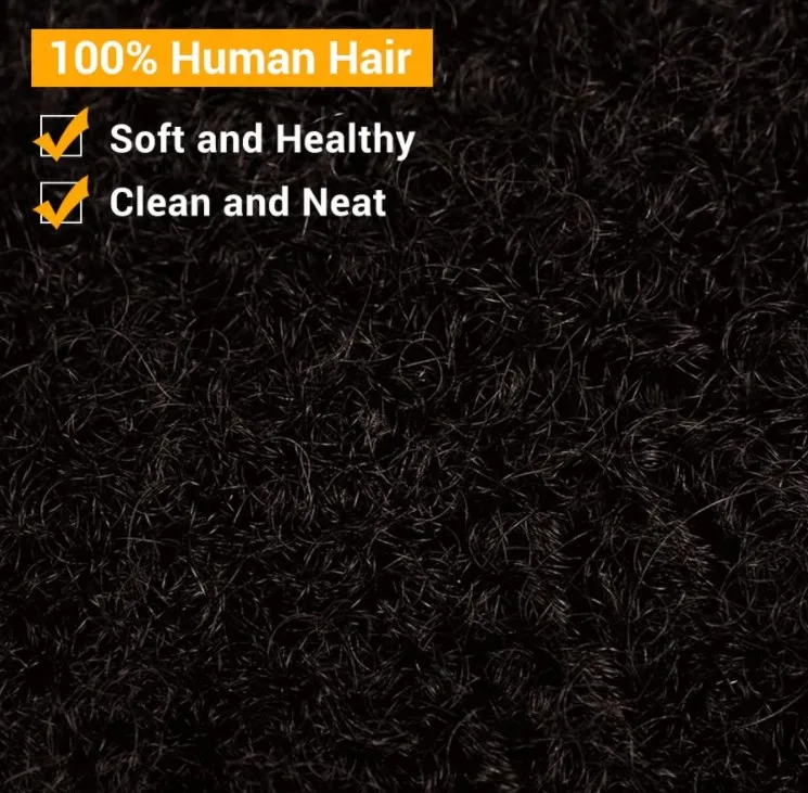 Kinky Curly Human Hair Bundles For Braiding And Lock Extensions Chemical Processing