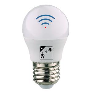 China Dustproof Motion Detector Bulbs Outdoor , Balcony E27 Motion Sensor Bulb factory