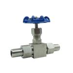 304 316L Straight Way Female Welded Ball Needle Valve for High Pressure Sanitary