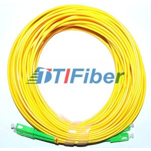 10M FTTH Fiber Patch Cord With SC / APC Singlemode Mutimode Simplex Duplex