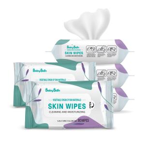 China Oem Odm Spunlace 99.9 Pure Water Baby Wet Wipes Biodegradable factory