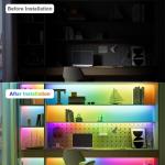 RGB COB LED Light Strip Addressable 12V 720 Light/Meter 2811IC Color Flexible