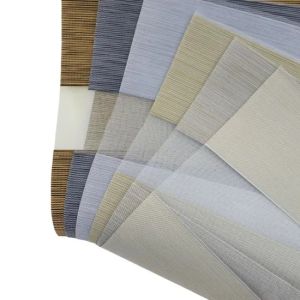 425GSM Zebra Blinds Fabric with 1 Roll MOQ and Customizable Color for Office or Home Sunshade