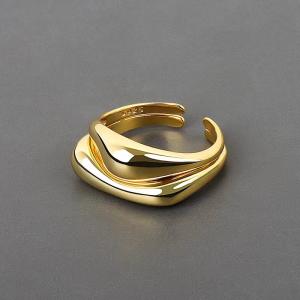 China Reusable Party Trendy Gold Rings , Multi Function Gold Fancy Ring factory