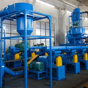 China 45Kw 60 Mesh Rubber Grinder Machine Old Tyre Recycling Machine factory