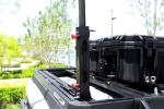 Off Road Aluminum Alloy Car Flag Pole Mount Bracket 308*98.5*51.4mm Finish