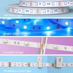 180LEDS 10M RGB 5050 Led Strip Light TUYA WIFI Control 24Key IR remote Music