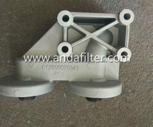 China High Quality Weichai Engine Oil Filter 612600070343 Seat for sell factory