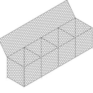 China High Quality Anti-corrosion Retaining Walls Stone Baskets Weave Gabion Box Plastic Gabion Basket For Sale factory