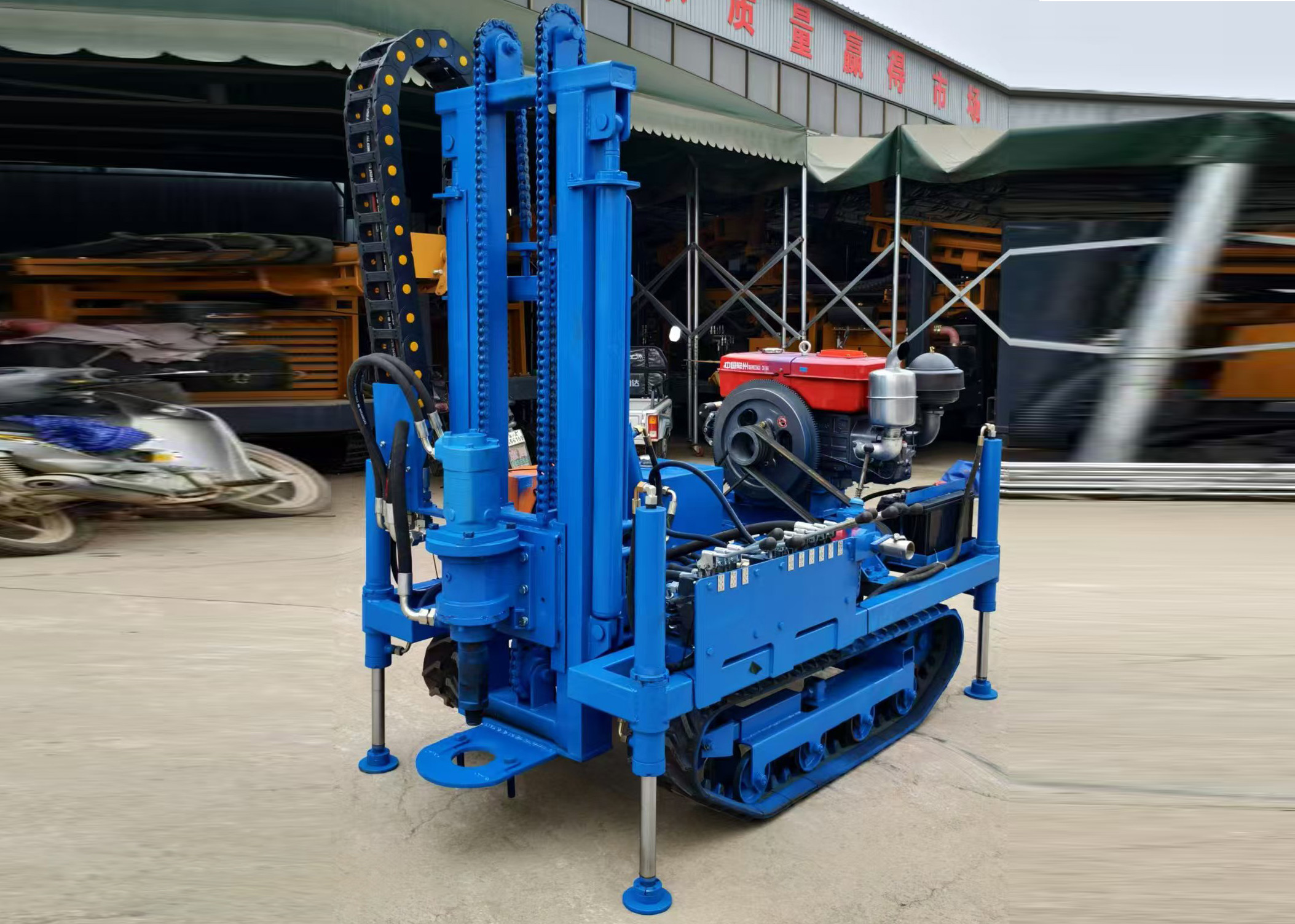 1.5m Drill Pipe Length Rock Drilling Rig Exploration With 50-100mm Diameter