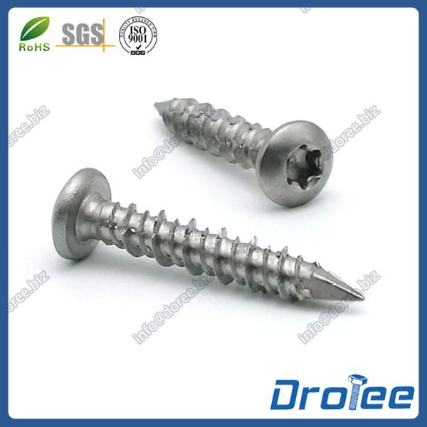Star Drive Pan Head 410 Stainless Steel Concrete Screws