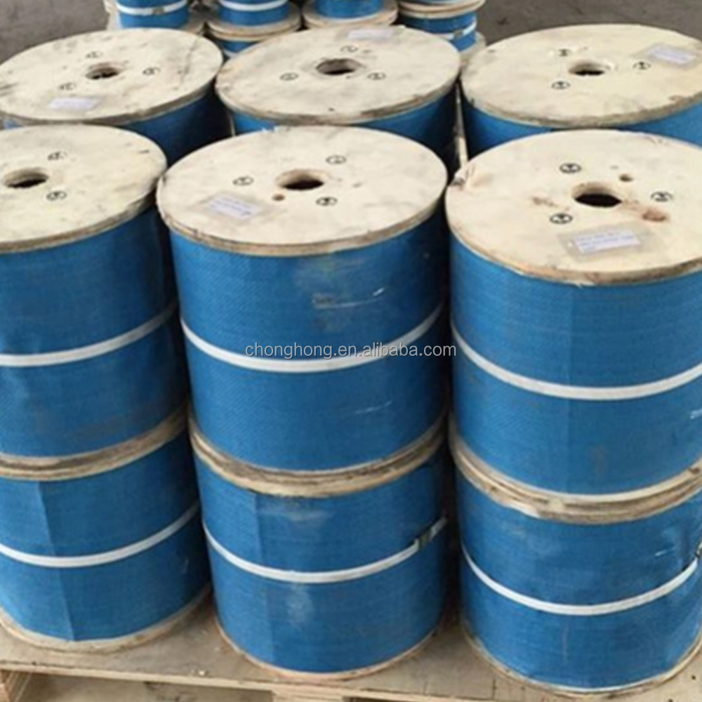 Stainless Steel Cable Wire Rope Slings 500FT 1000FT 1/8" 3/16" 1/4" 7*7 7*19 1770Mpa-2160Mpa Tensile Strength for Hoisting