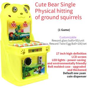China coin op video games Physical Whack-A-Mole Tapping Game factory