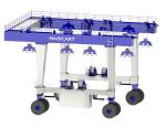 Marine Traveling Lift Mobile Gantry Crane Boat Hoist 50ton