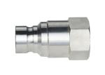 Stainless Steel Flat Faced Hydraulic Quick Couplers QKPS Series for Agriculture