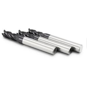 China Durable Straight Shank 4 Flute Carbide End Mill PM - 4FL - G Series NaNo TiAIN factory