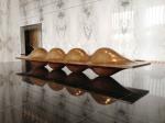 Bean pod Copper Art Sculpture For Garden Public Ornaments or Hotel Decoration