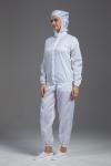 Food Processing Garment Resuable Combed Fabric yellow hooded jacket and pants