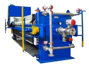 China Small Footprint Clothing Plate Filter Press Industrial Filter Press Machine factory
