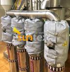 0.45mm 15oz Thermal Insulation Twill Woven Fiber Glass Silicone Impregnation