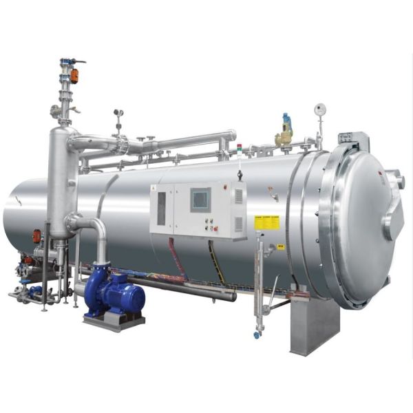 Horizontal Structure Water Spray Type Sterilization Retort for Packaged Food &