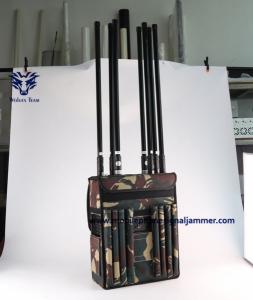 China 6 Bands Military Signal Blocker Device 3G GSM 430MHz Signal Jammer 50 Watt factory