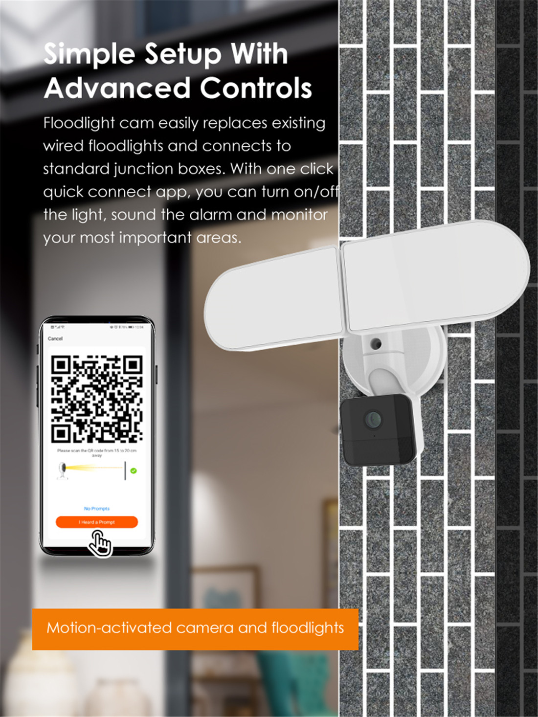 Security Floodlight Camera(DS-90-1078/ACA982)