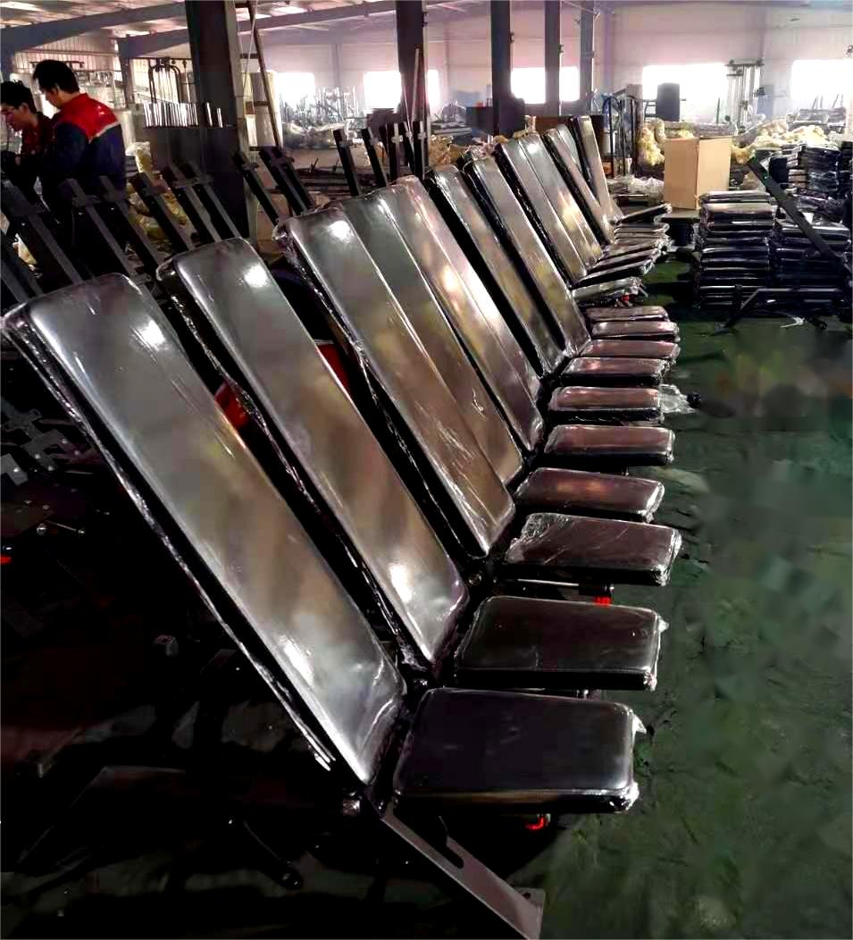 Steel Multi-Functional Gym Chair with Adjustable Bench Push-up and Down Inclined Fitness Features Home Gym
